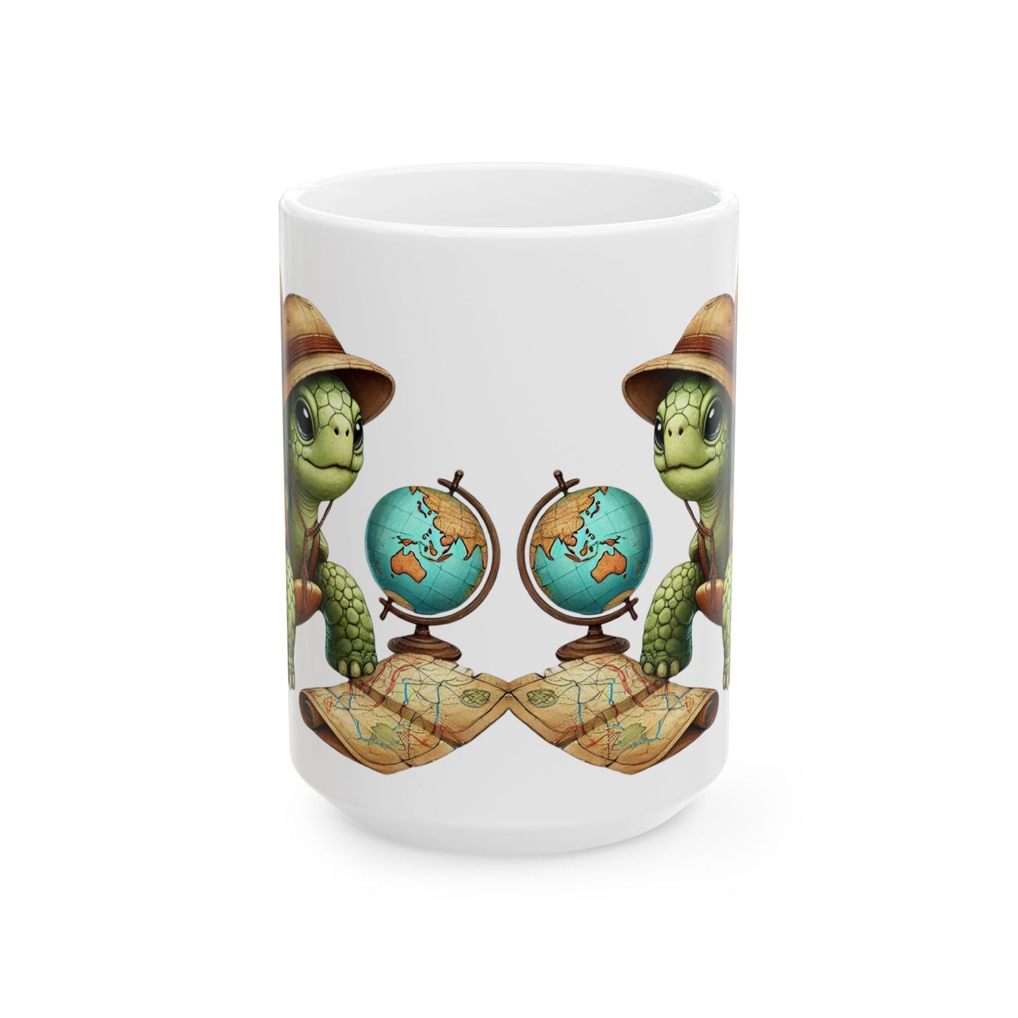 World Explorer Turtle Mug! ✈️🐢