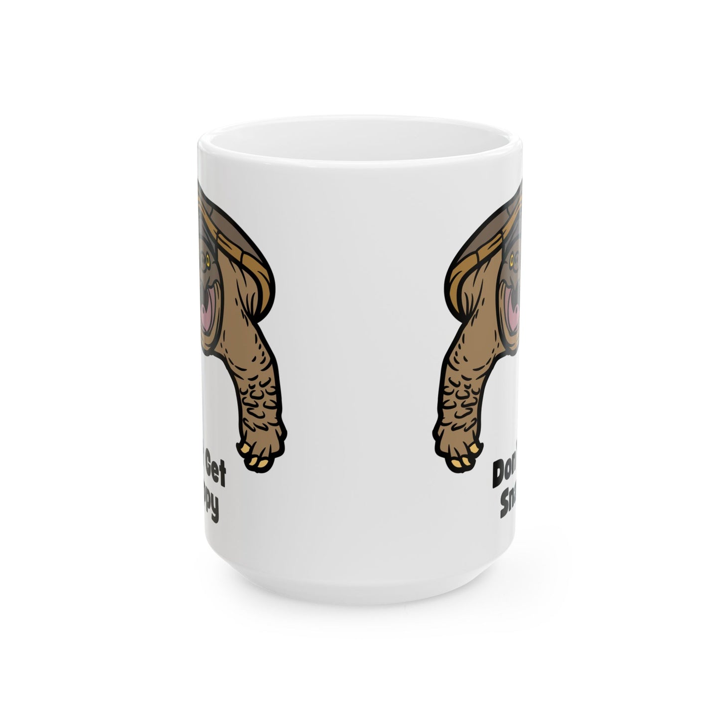 "Don't Get Snappy" Snapping Turtle Mug (15oz)