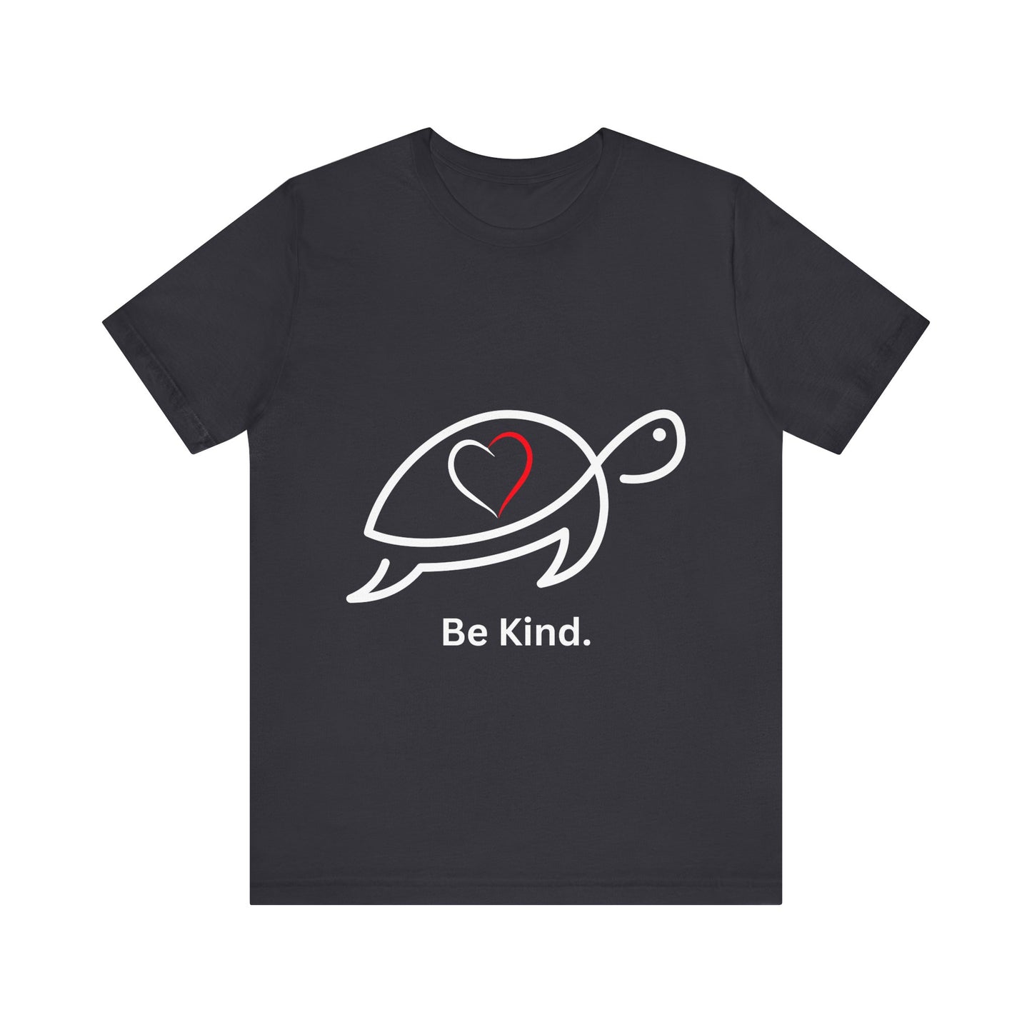 Be Kind Heart Shell Turtle T-Shirt (Adult)