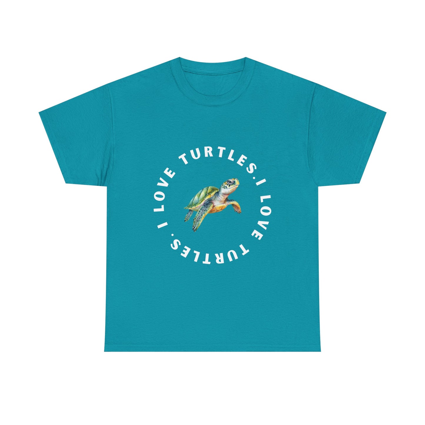 I Love Turtles T-Shirt (Adult)