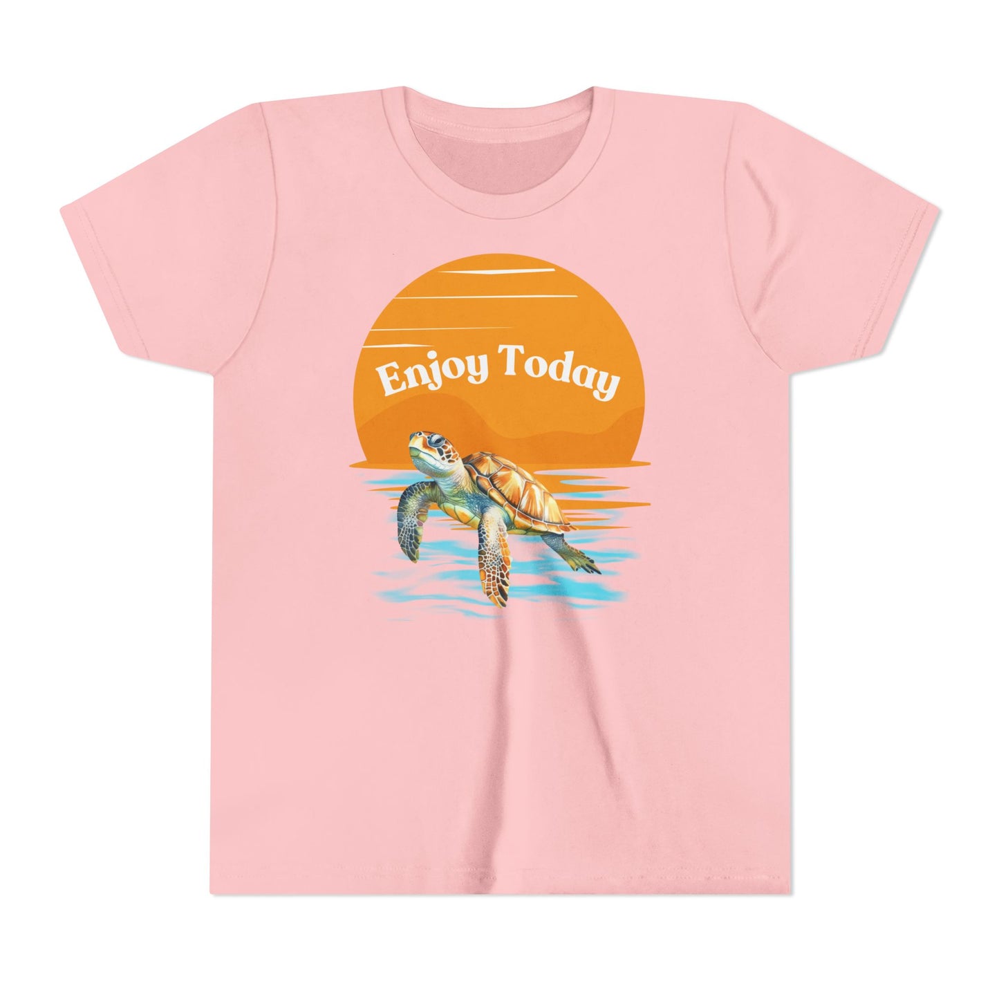 "Enjoy Today" Turtle Tee for Kids & Ocean Lovers