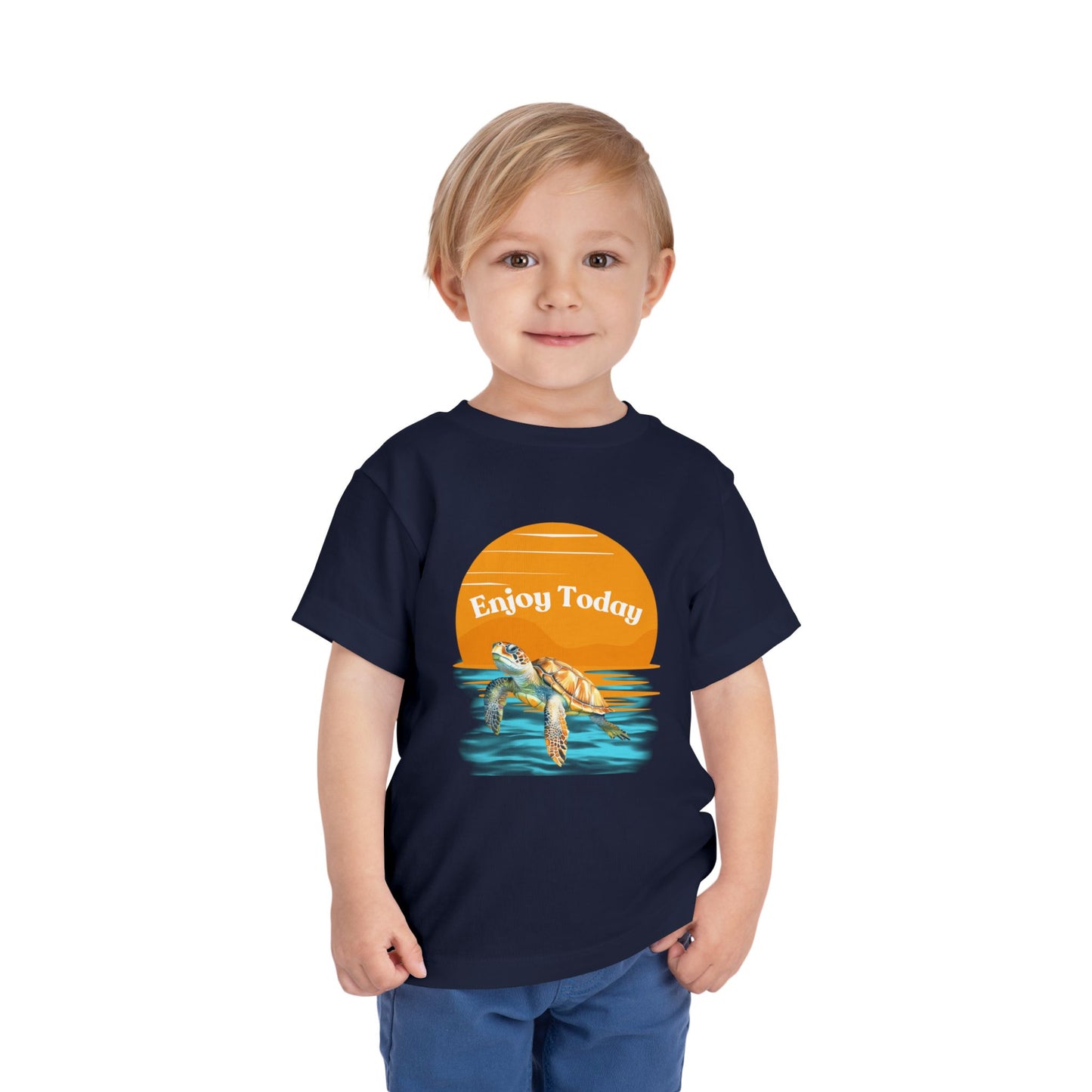 Enjoy Today Turtle Tee (Toddler): Sunny Smiles & Playful Comfort