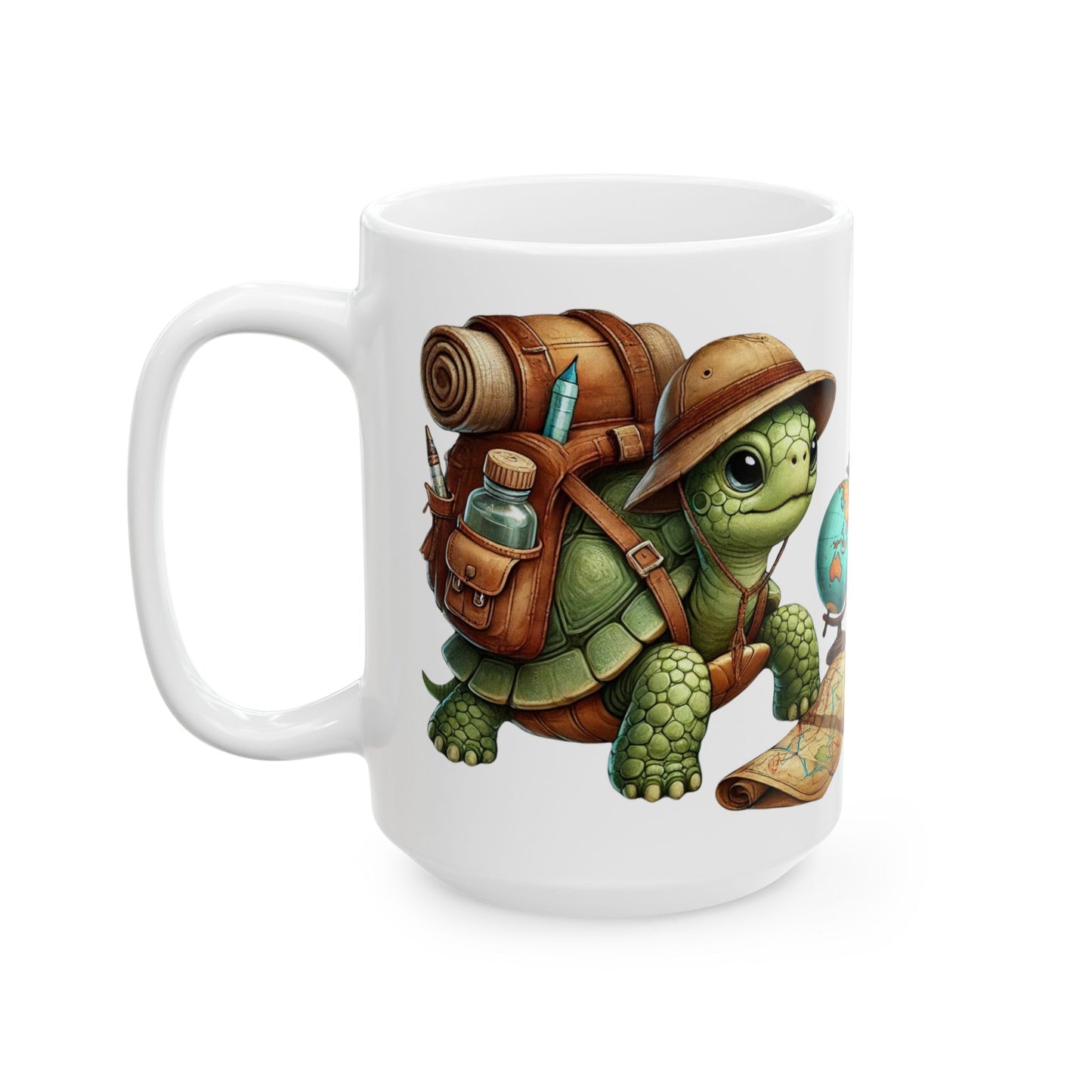 World Explorer Turtle Mug! ✈️🐢