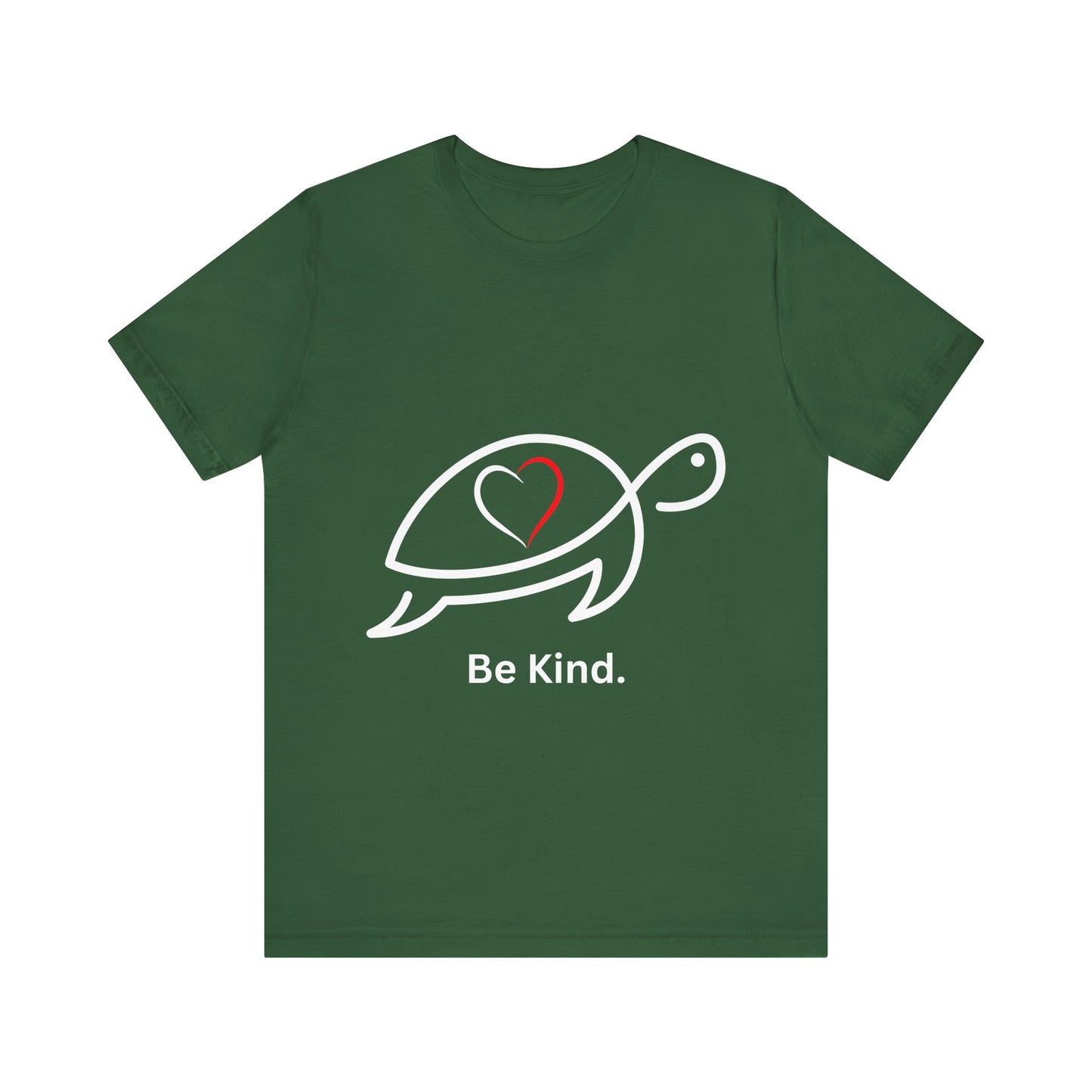 Be Kind Heart Shell Turtle T-Shirt (Adult)