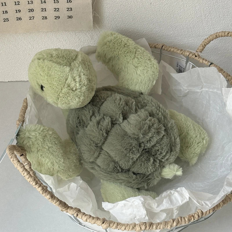 Realistic Sea Turtle Plush β Soft Tortoise Doll Stuffed Animal Toy