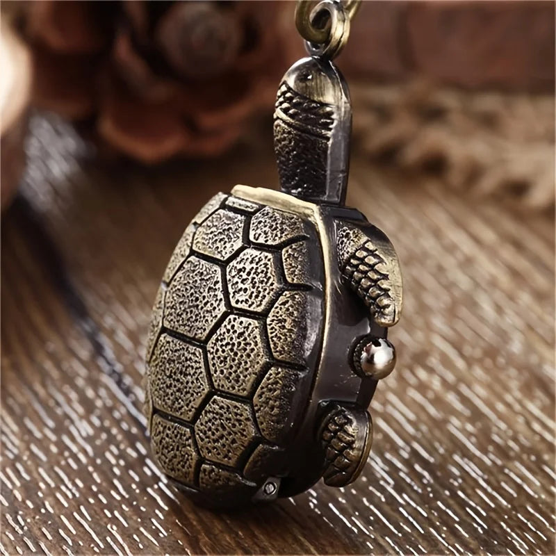 Charming Turtle Pendant Watch: A Whimsical Timepiece