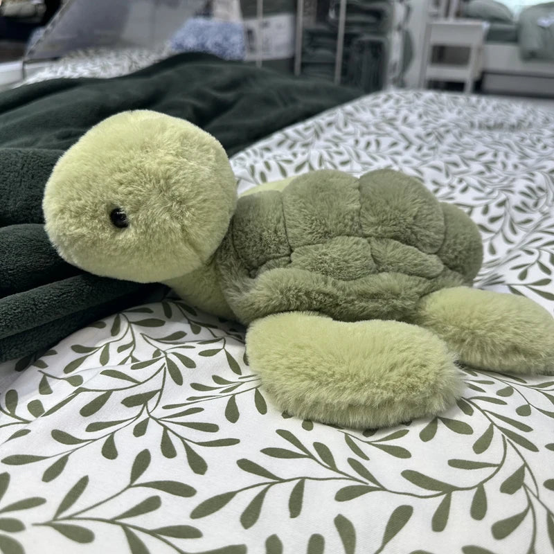 Realistic Sea Turtle Plush β Soft Tortoise Doll Stuffed Animal Toy