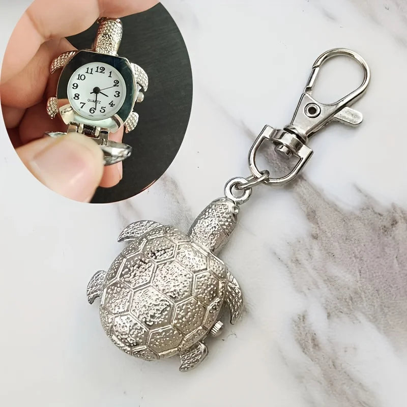 Charming Turtle Pendant Watch: A Whimsical Timepiece