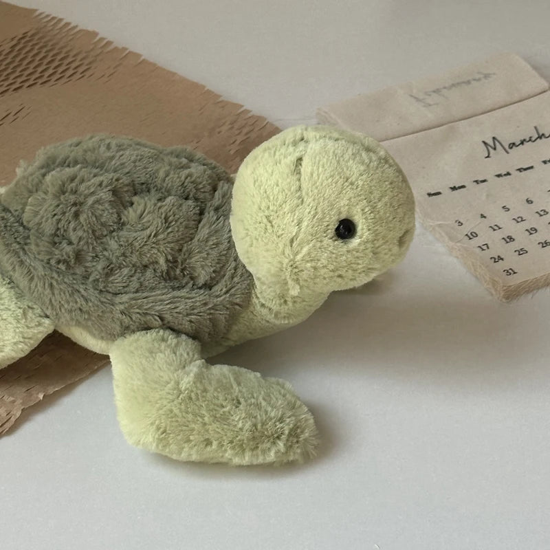 Realistic Sea Turtle Plush β Soft Tortoise Doll Stuffed Animal Toy