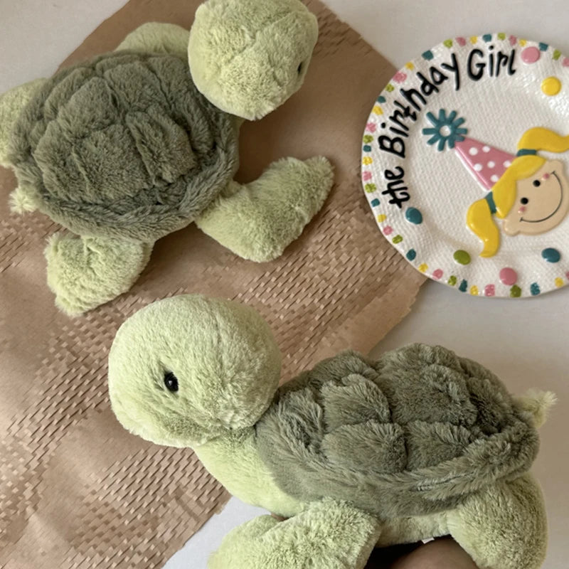 Realistic Sea Turtle Plush β Soft Tortoise Doll Stuffed Animal Toy