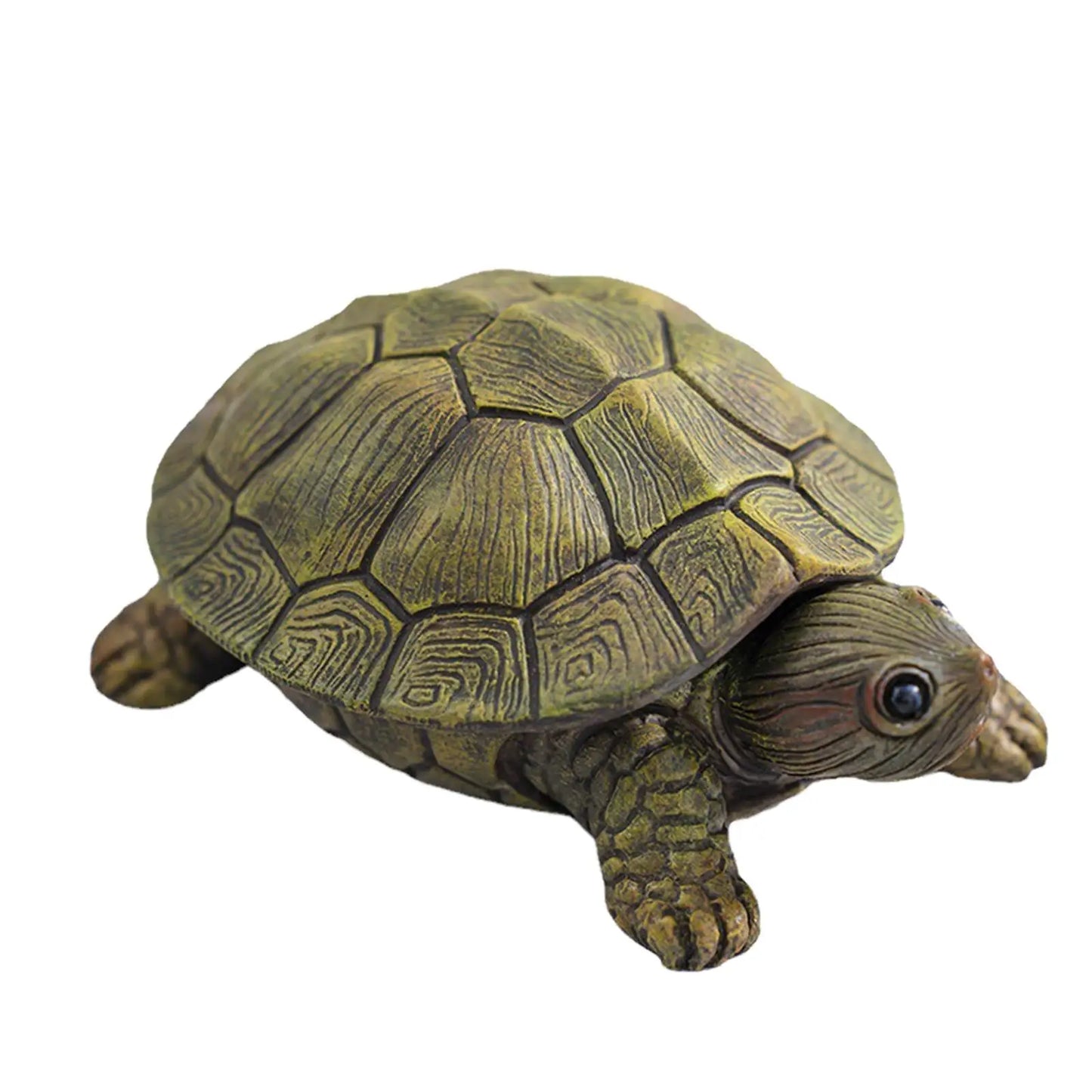 Turtle Figurine Jewelry Box – Resin Trinket Holder for Rings, Necklaces & More