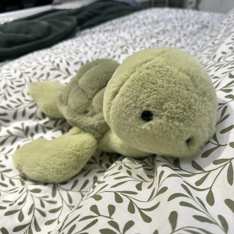 Realistic Sea Turtle Plush β Soft Tortoise Doll Stuffed Animal Toy