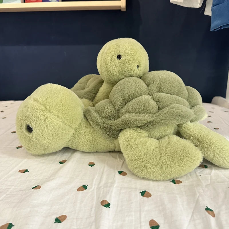 Realistic Sea Turtle Plush β Soft Tortoise Doll Stuffed Animal Toy