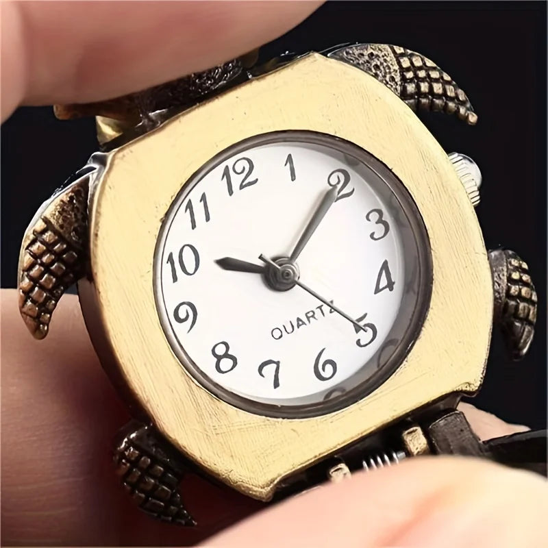 Charming Turtle Pendant Watch: A Whimsical Timepiece