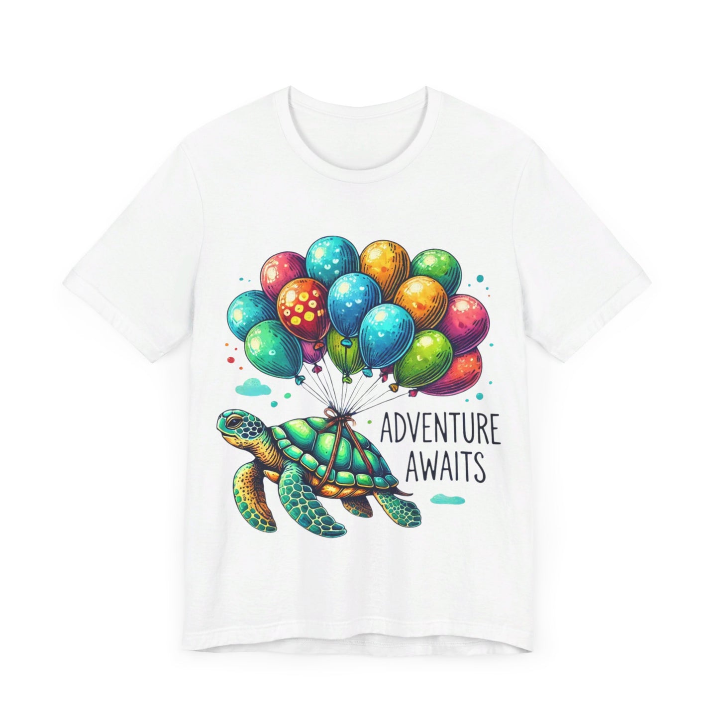 "Adventure Awaits" Turtle T-Shirt – Embark on Life’s Journey in Style