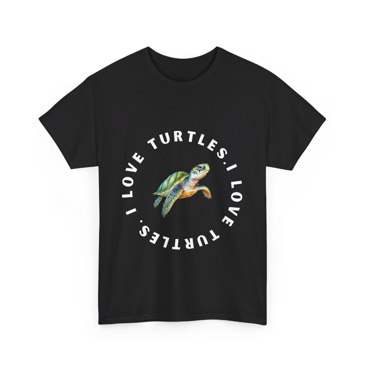 I Love Turtles Unisex Tee – A Heartfelt Tribute to Turtle Lovers