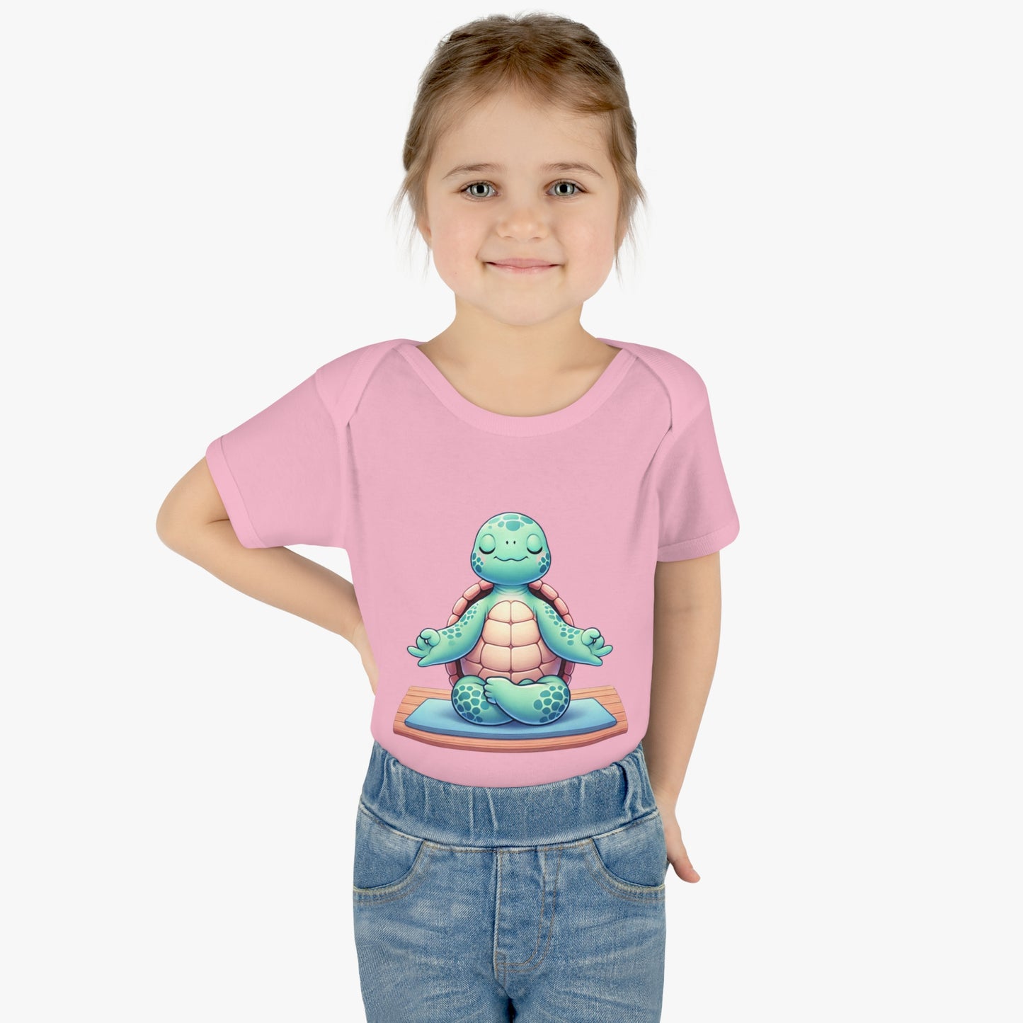 Embrace Tranquility and Comfort with Our Zen Turtle Baby Bodysuit