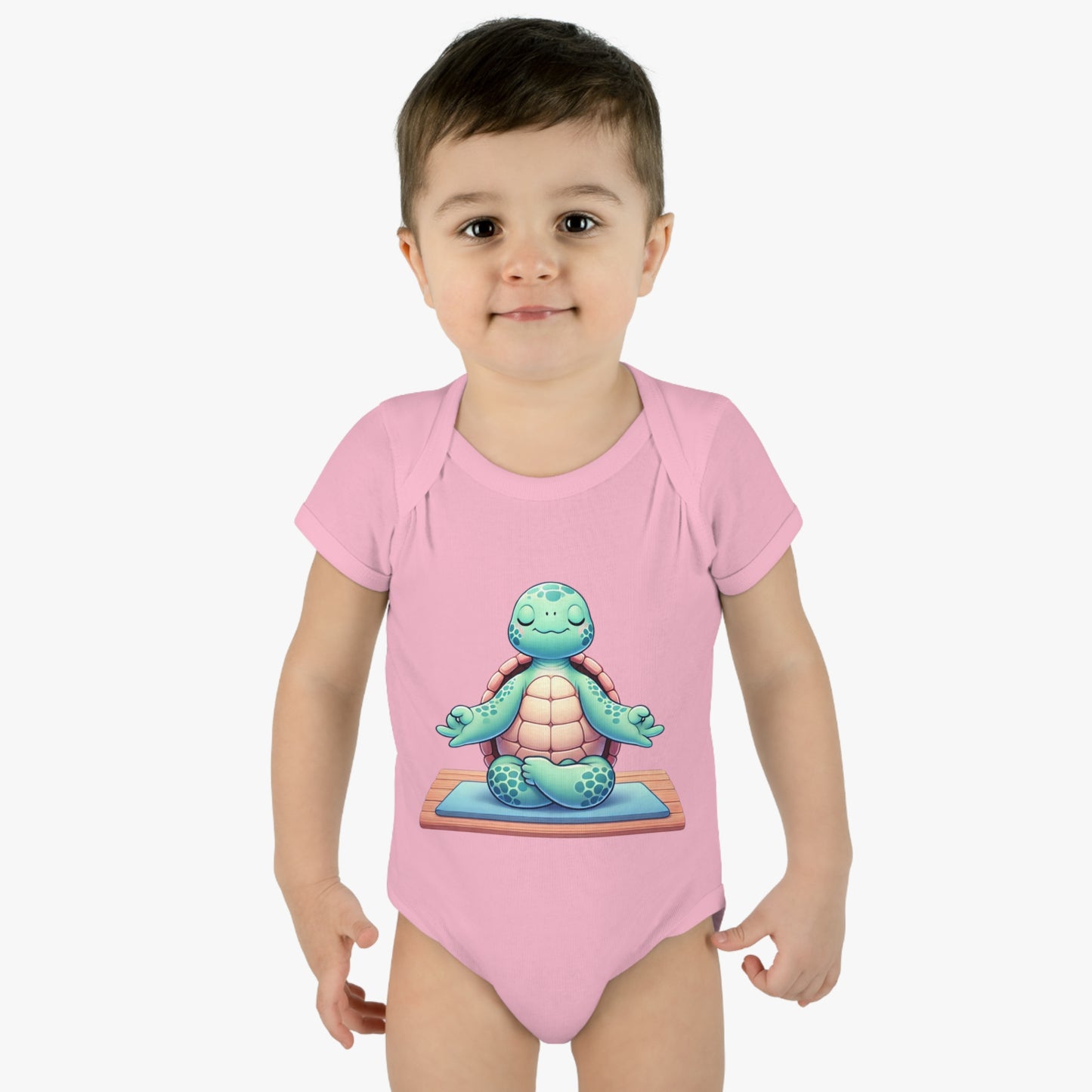 Embrace Tranquility and Comfort with Our Zen Turtle Baby Bodysuit