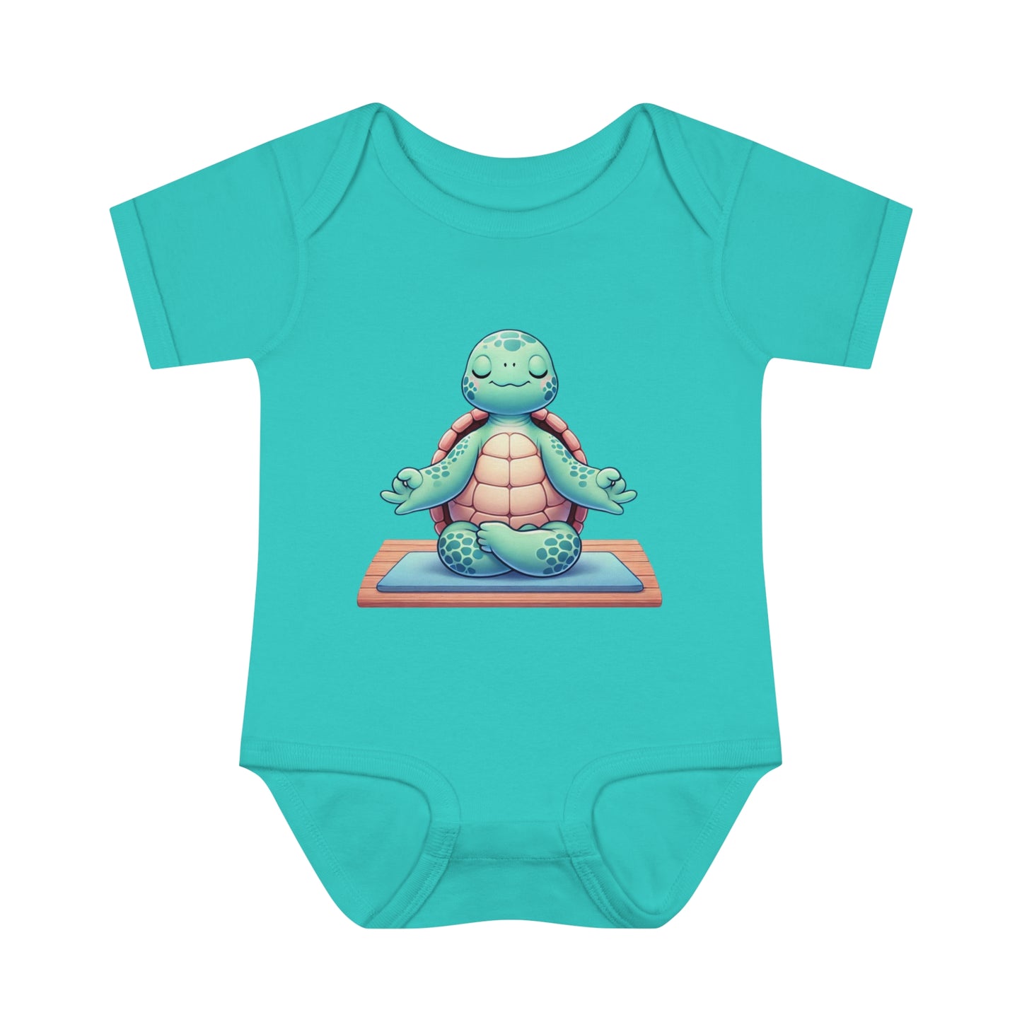 Embrace Tranquility and Comfort with Our Zen Turtle Baby Bodysuit