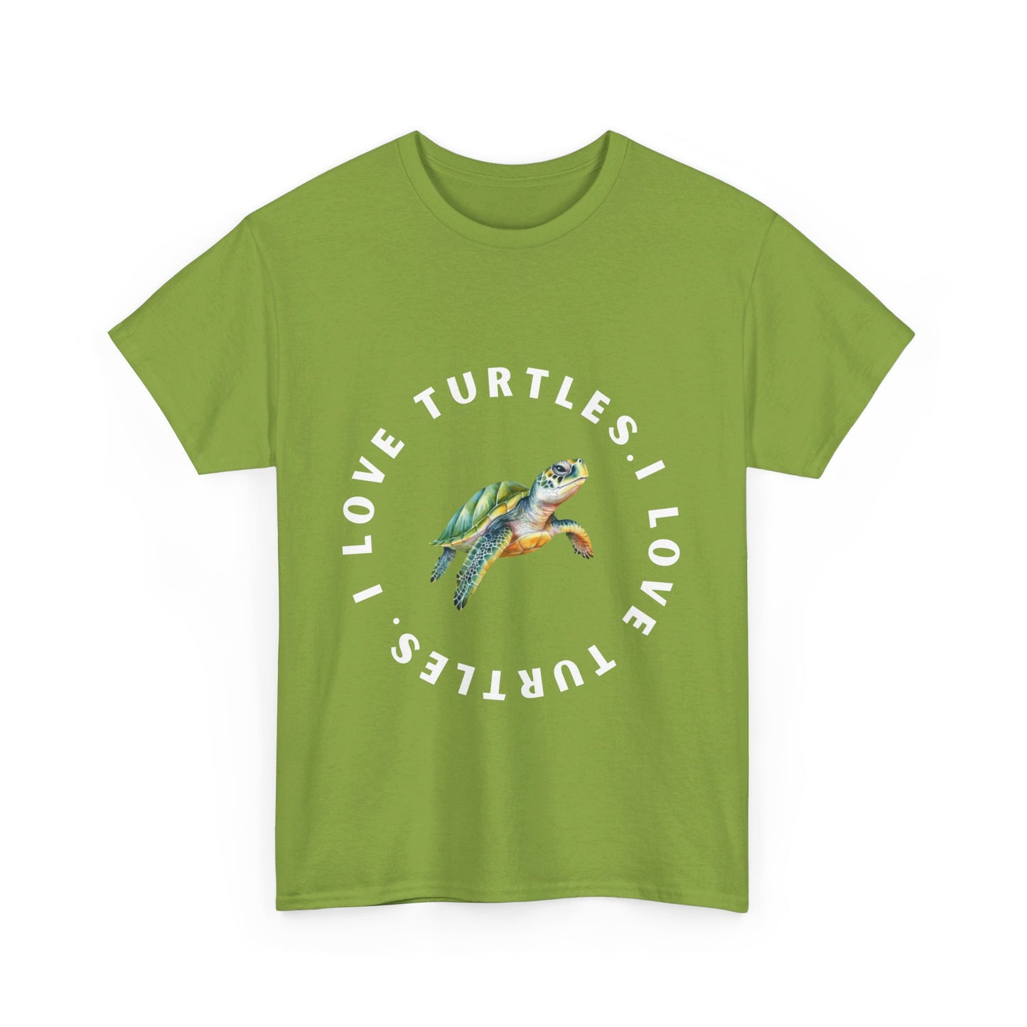 I Love Turtles Unisex Tee – A Heartfelt Tribute to Turtle Lovers