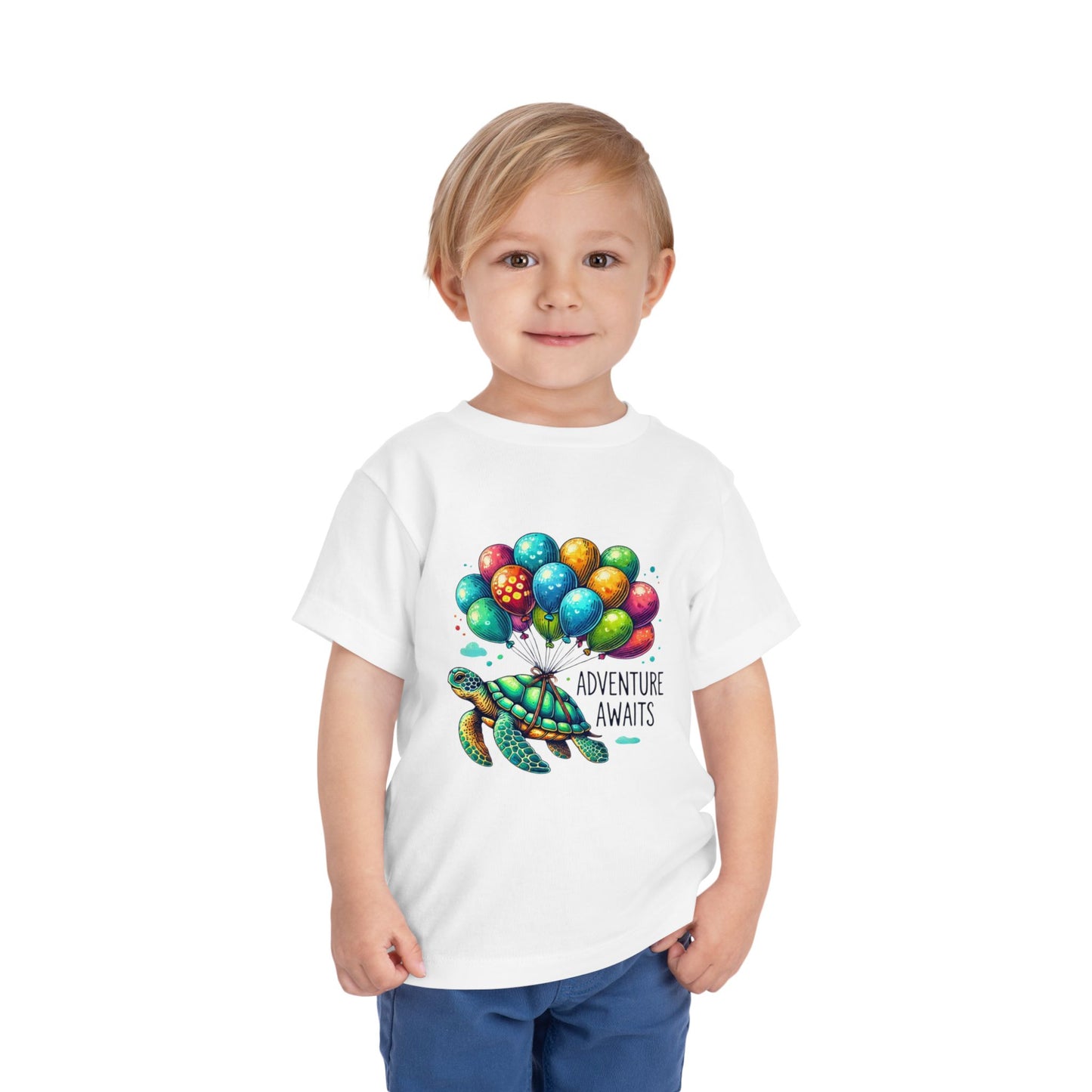 "Adventure Awaits" Toddler T-Shirt – Inspire Little Explorers