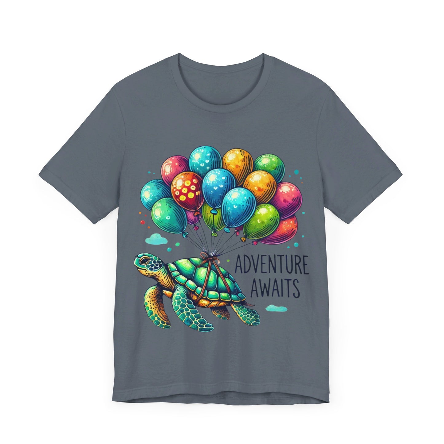 "Adventure Awaits" Turtle T-Shirt – Embark on Life’s Journey in Style