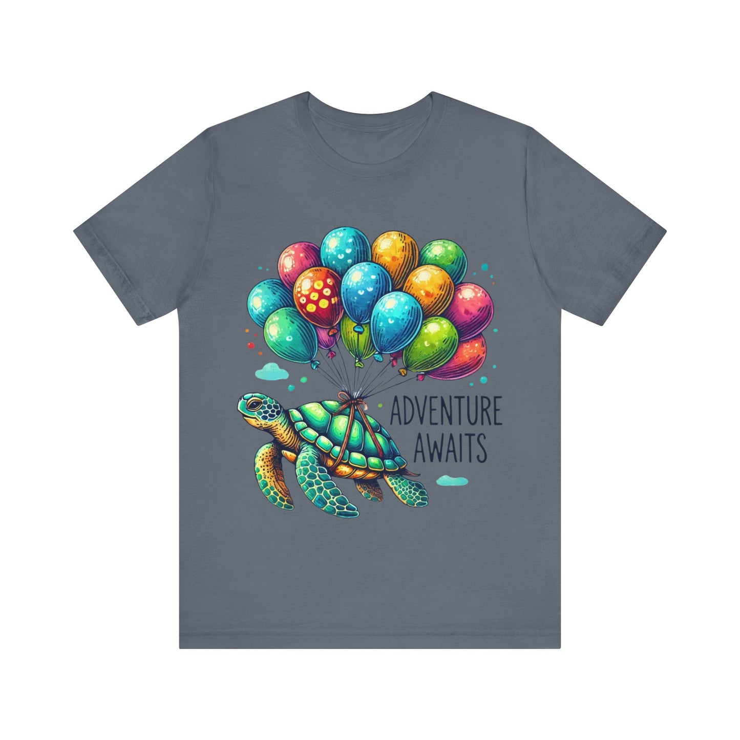 "Adventure Awaits" Turtle T-Shirt – Embark on Life’s Journey in Style