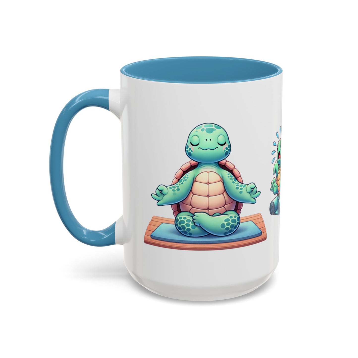 Zen & Restless Turtle Ceramic Mug – A Sip of Serenity and Laughter