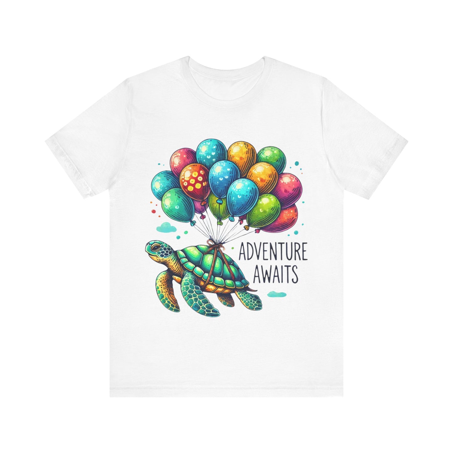 "Adventure Awaits" Turtle T-Shirt – Embark on Life’s Journey in Style