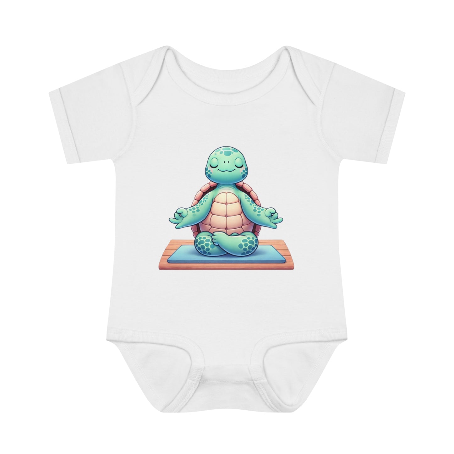 Embrace Tranquility and Comfort with Our Zen Turtle Baby Bodysuit