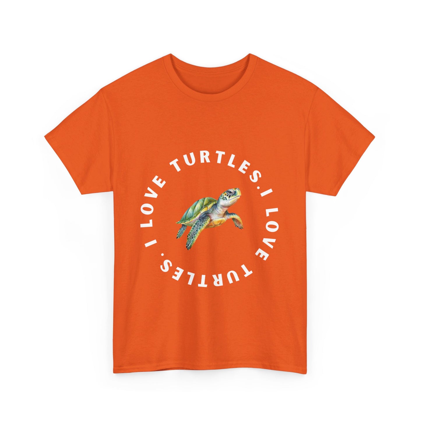 I Love Turtles Unisex Tee – A Heartfelt Tribute to Turtle Lovers