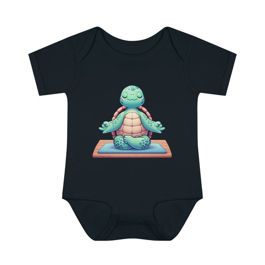 Embrace Tranquility and Comfort with Our Zen Turtle Baby Bodysuit