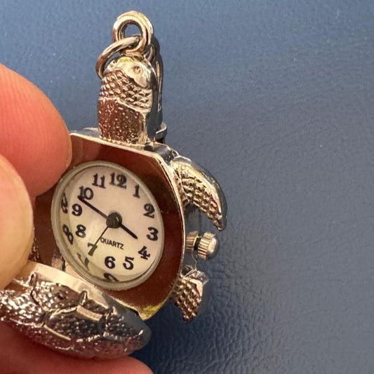 Charming Turtle Pendant Watch: A Whimsical Timepiece