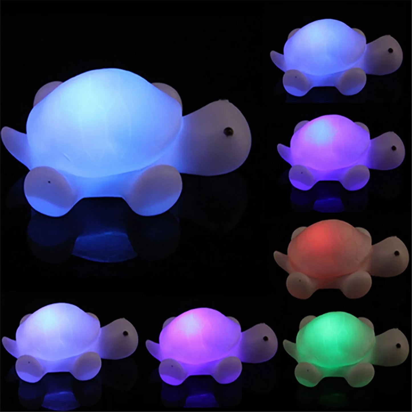 Color-Changing Turtle Night Light – Soothing Glow for Kids